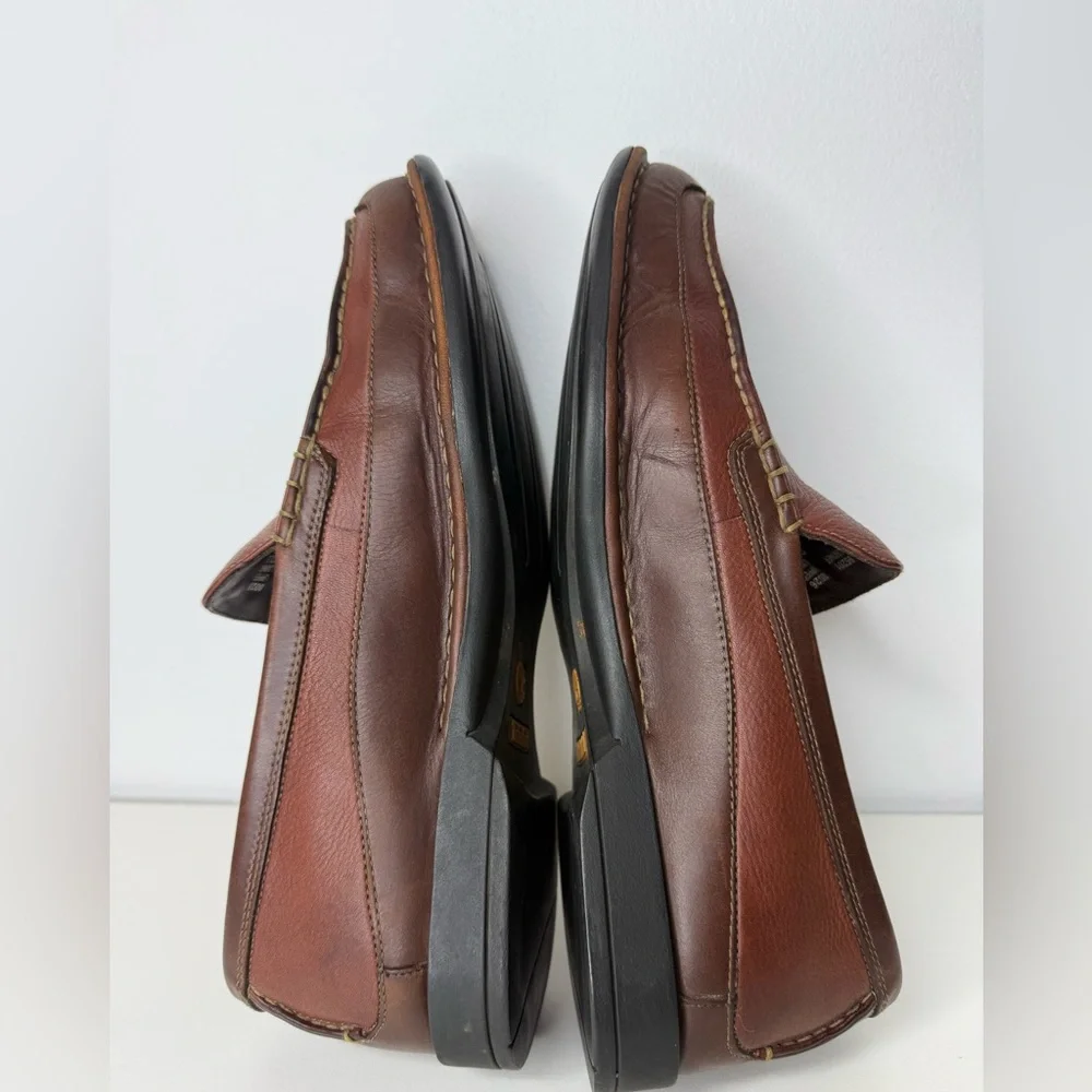 Timberland Smart Comfort System Brown Leather Loafer Shoe Dress Casual Men 10